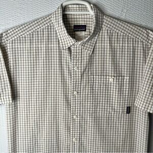 Patagonia 65%Polyester/35%Cotton Blend Casual Untucked Shirt Size M